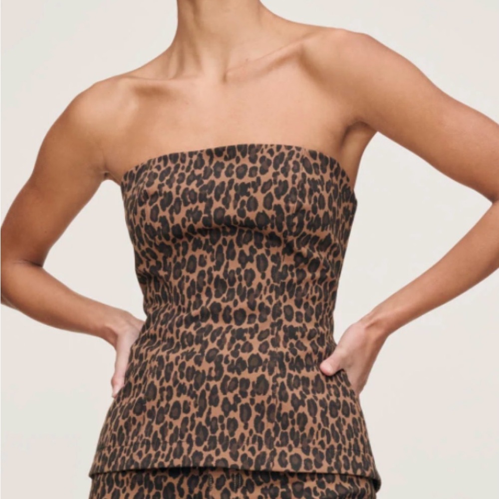 DL1961 Leopard Print Jacket & Bustier - Picture 10 of 11